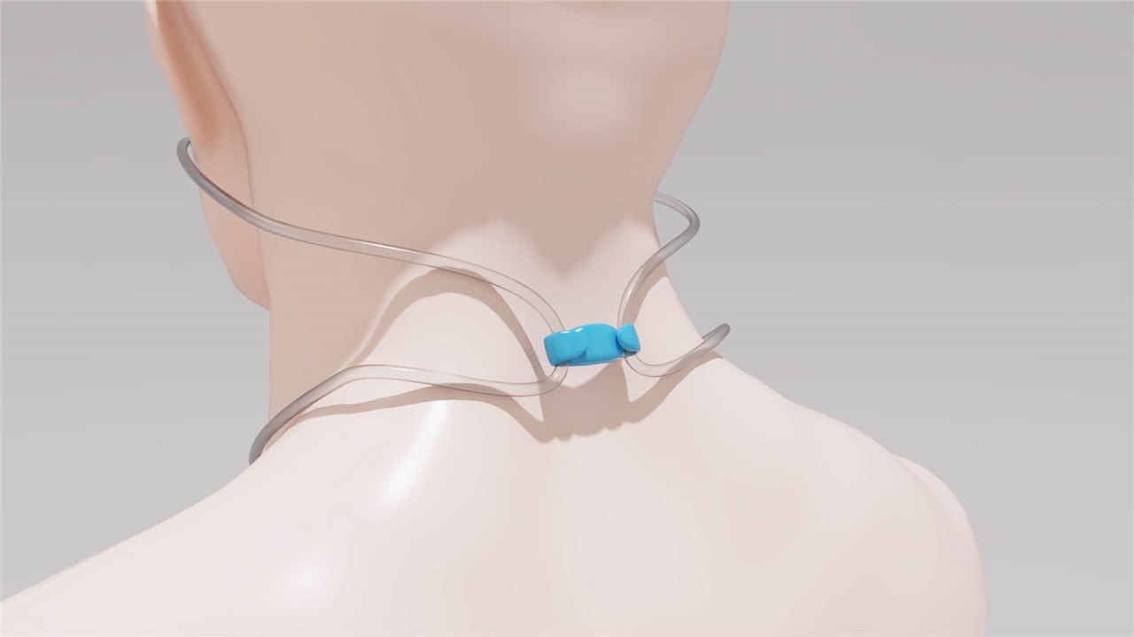 SureKlip - comfortable under-ear routing